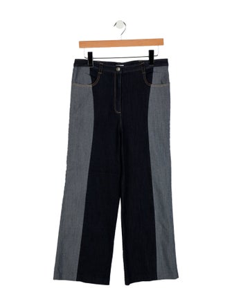 Cinq à Sept High-Rise Wide Leg Jeans