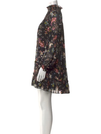 Cinq à Sept Floral Print Mini Dress