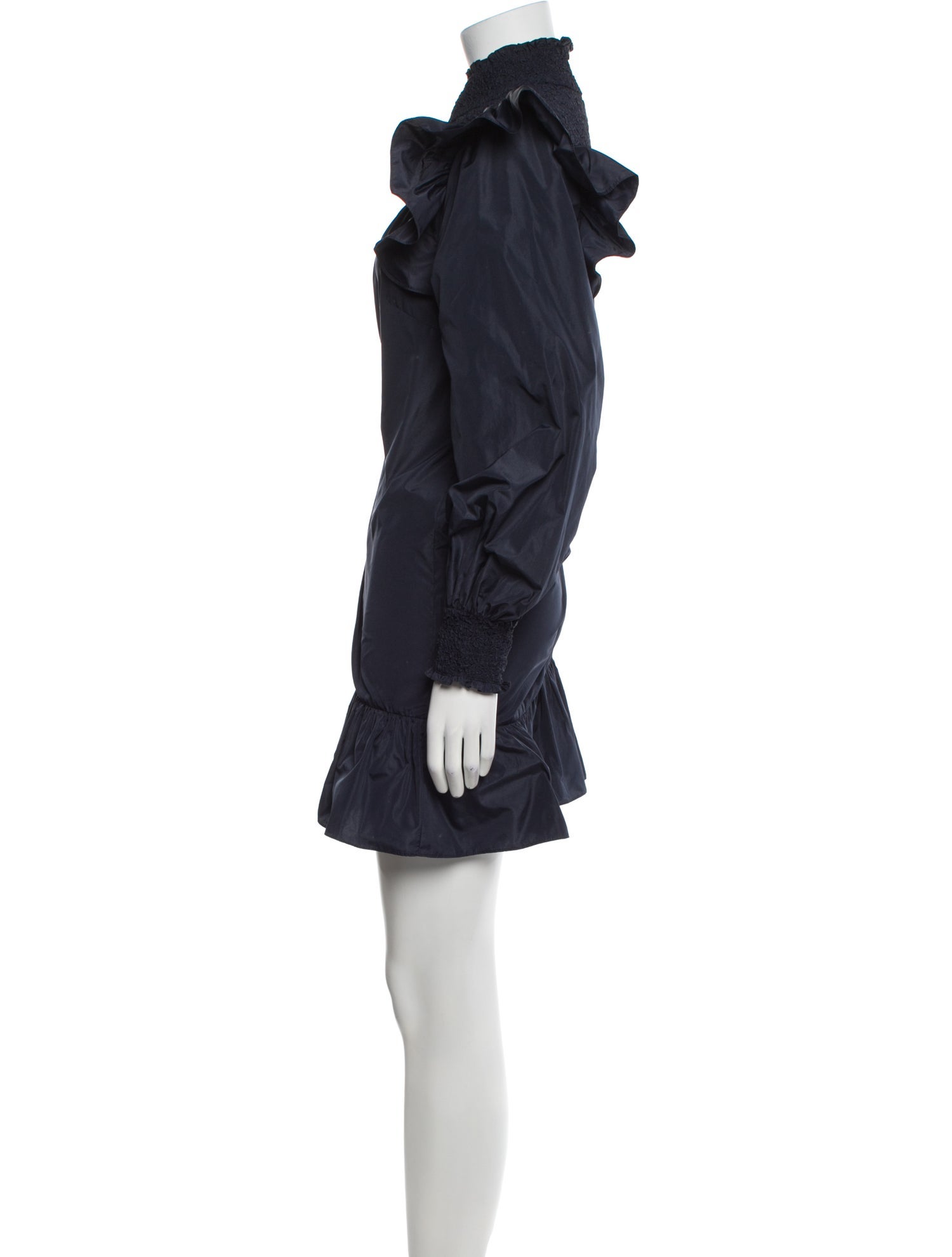 Cinq à Sept Mock Neck Mini Dress