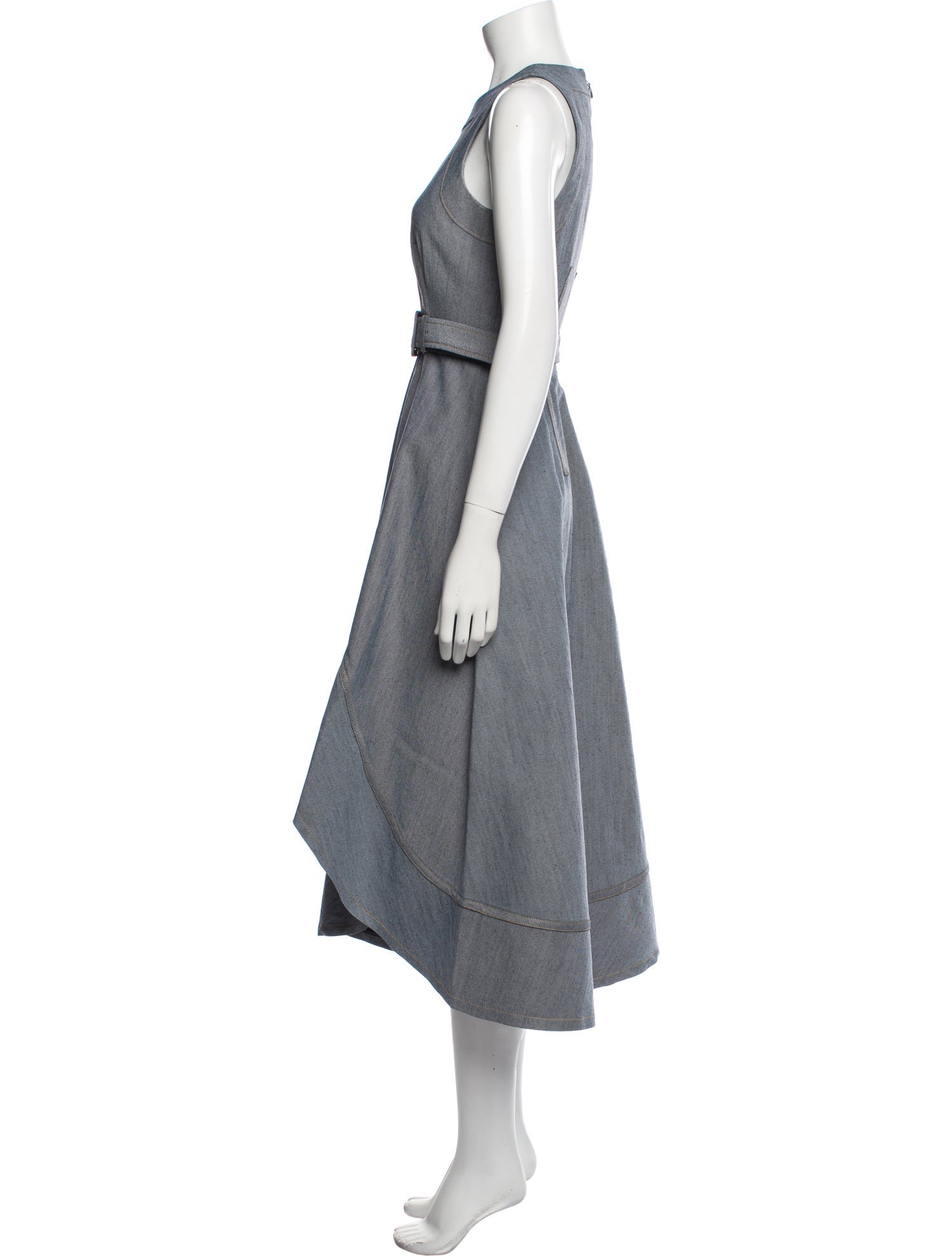 Cinq à Sept Crew Neck Long Dress