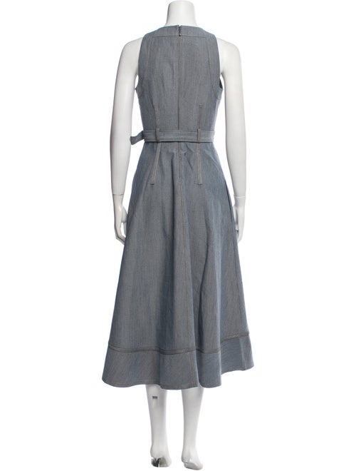 Cinq à Sept Crew Neck Long Dress