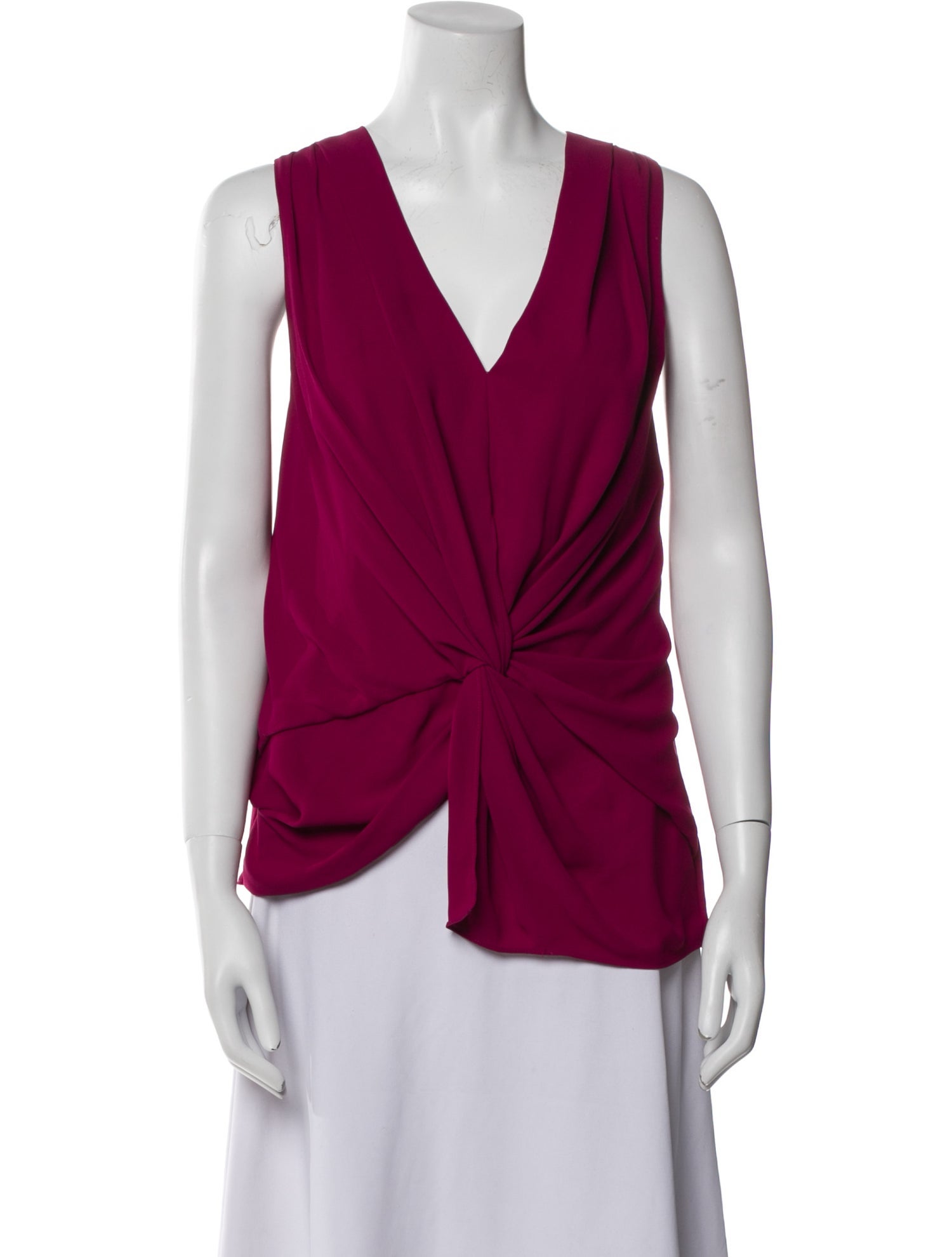 Cinq à Sept V-Neck Sleeveless Blouse