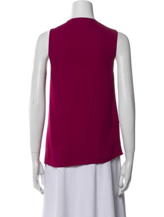 Cinq à Sept V-Neck Sleeveless Blouse