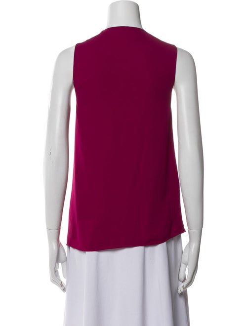 Cinq à Sept V-Neck Sleeveless Blouse
