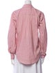 Cinq à Sept Striped Long Sleeve Button-Up Top