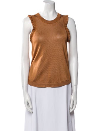 Cinq à Sept Scoop Neck Sleeveless Top