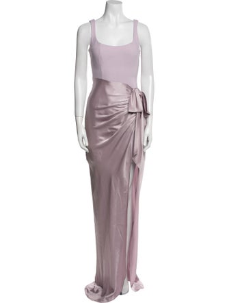 Cinq à Sept Scoop Neck Long Dress