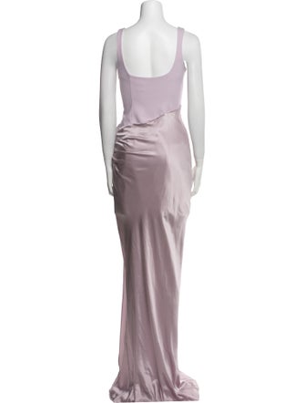 Cinq à Sept Scoop Neck Long Dress