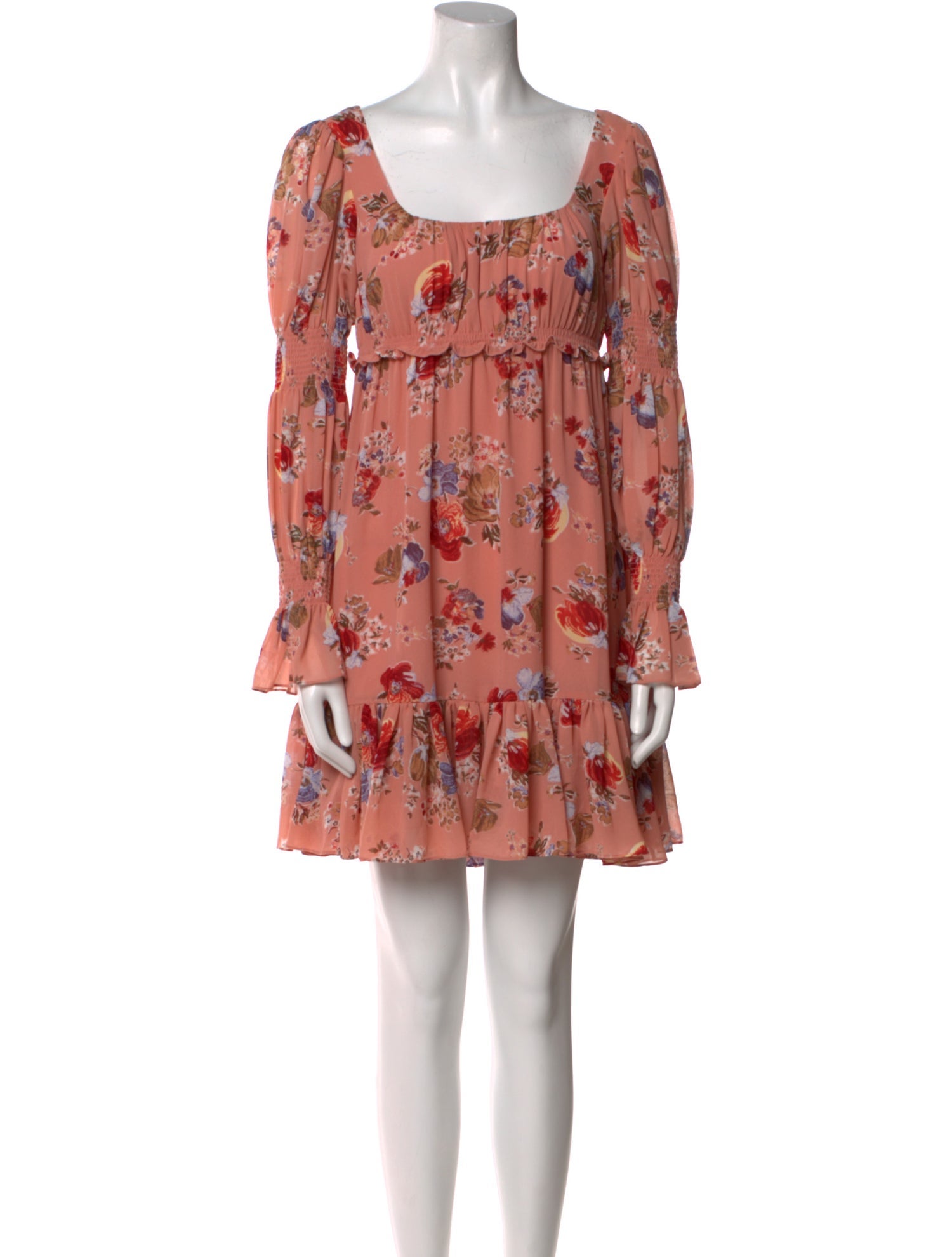 Cinq à Sept Floral Print Mini Dress