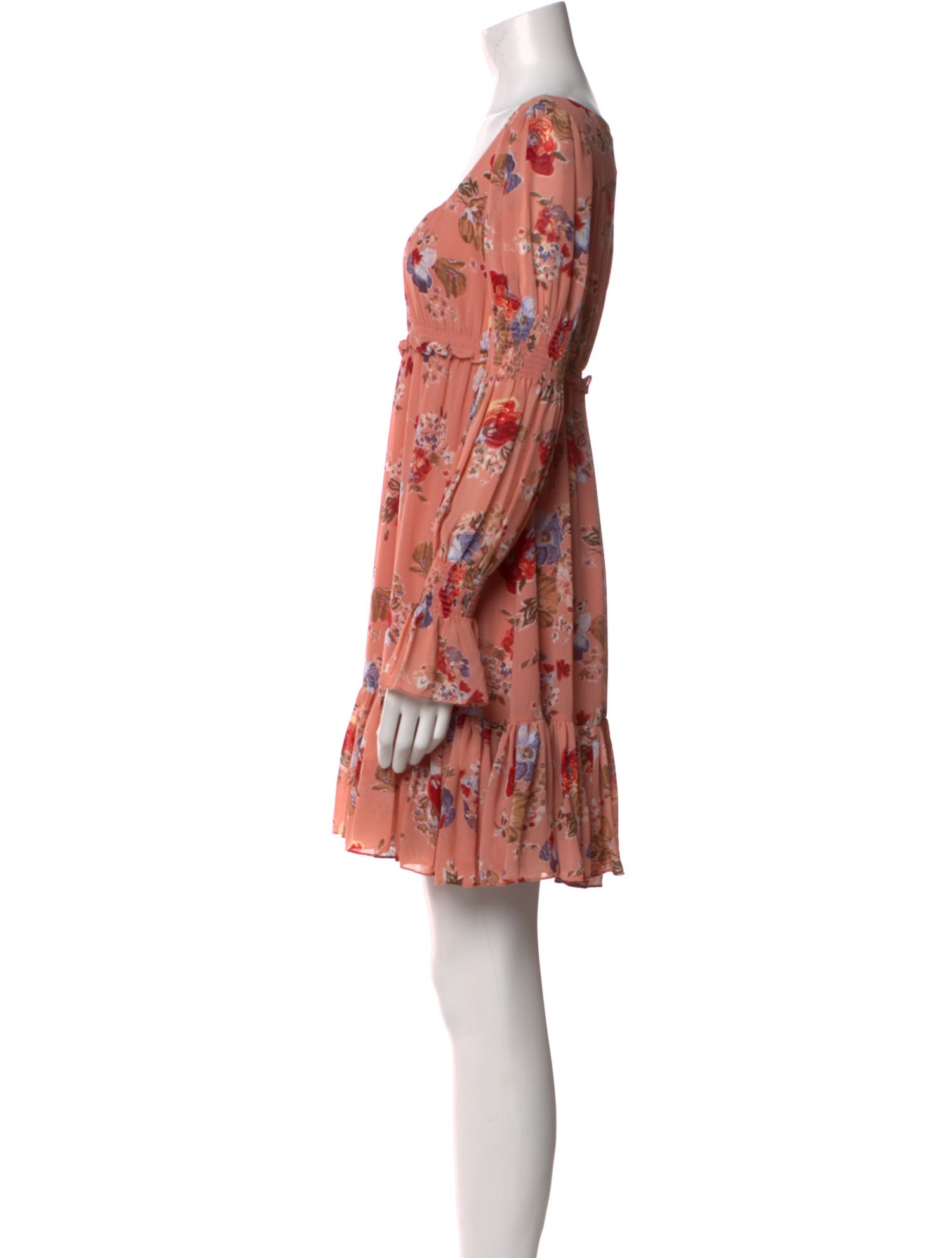 Cinq à Sept Floral Print Mini Dress