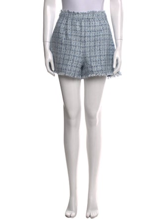 Cinq à Sept Tweed Pattern Mini Shorts