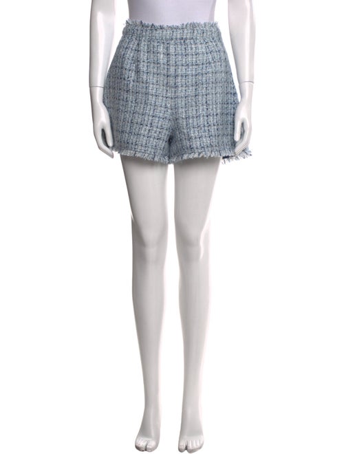 Cinq à Sept Tweed Pattern Mini Shorts
