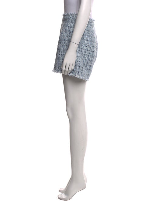 Cinq à Sept Tweed Pattern Mini Shorts