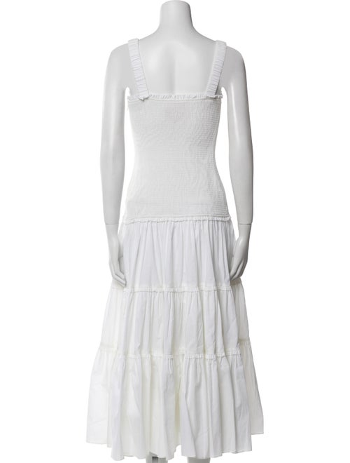 Cinq à Sept Square Neckline Midi Length Dress