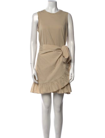 Cinq à Sept Crew Neck Mini Dress