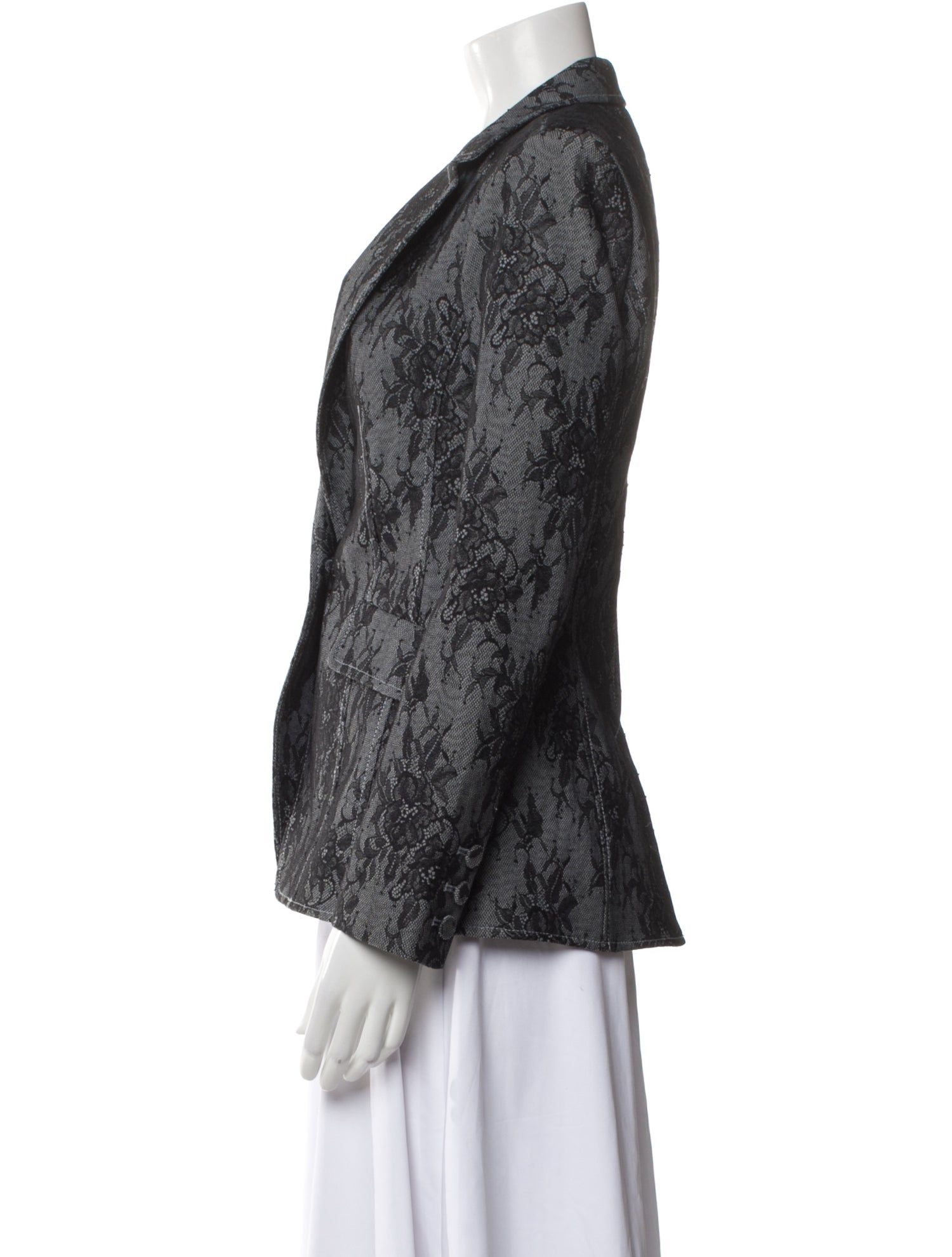 Cinq à Sept Floral Print Blazer