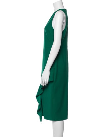 Cinq à Sept Crew Neck Midi Length Dress