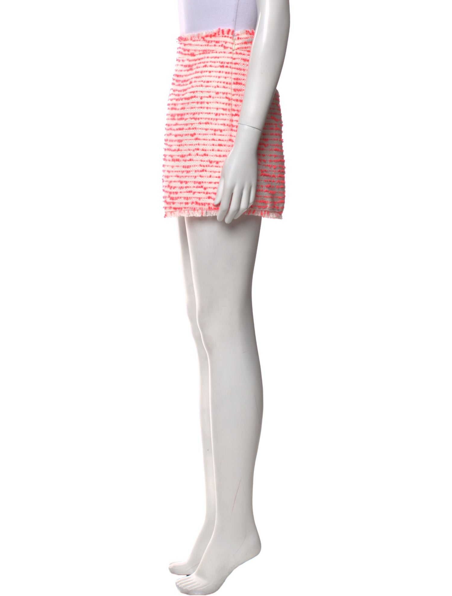 Cinq à Sept Tweed Pattern Mini Shorts