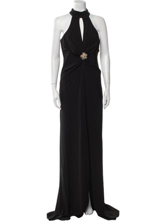 Cinq à Sept Halterneck Long Dress