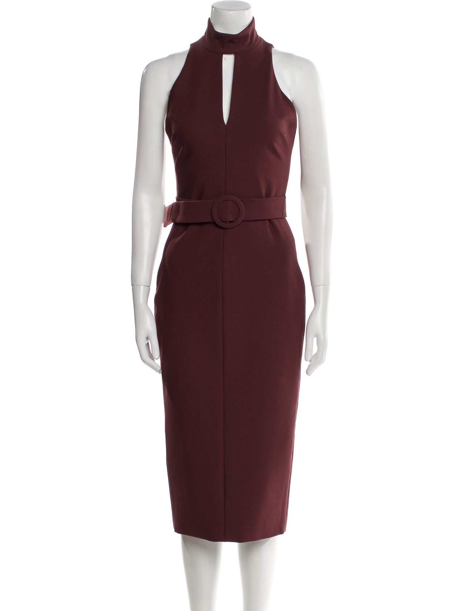 Cinq à Sept Mock Neck Long Dress