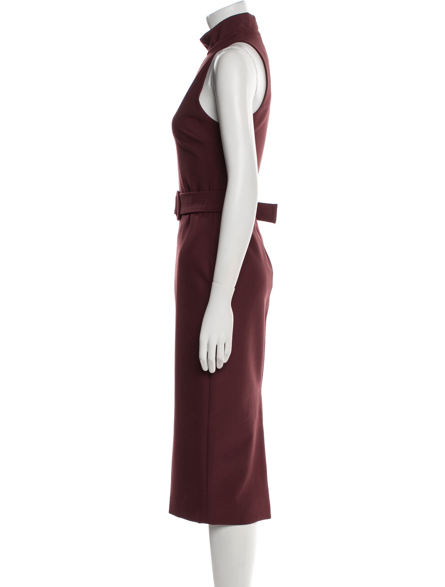 Cinq à Sept Mock Neck Long Dress