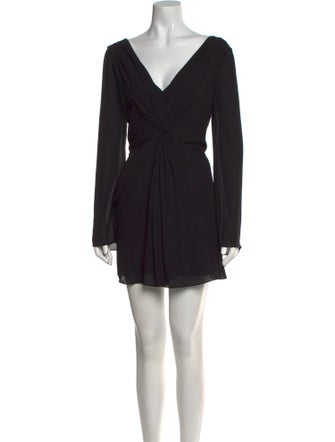 Cinq à Sept V-Neck Mini Dress