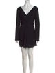 Cinq à Sept V-Neck Mini Dress