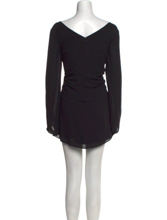 Cinq à Sept V-Neck Mini Dress