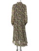 Cinq à Sept Floral Print Long Dress