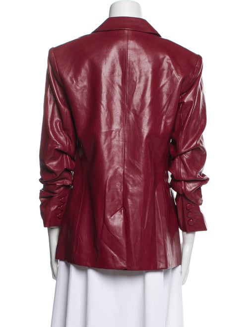 Cinq à Sept Faux Leather Blazer