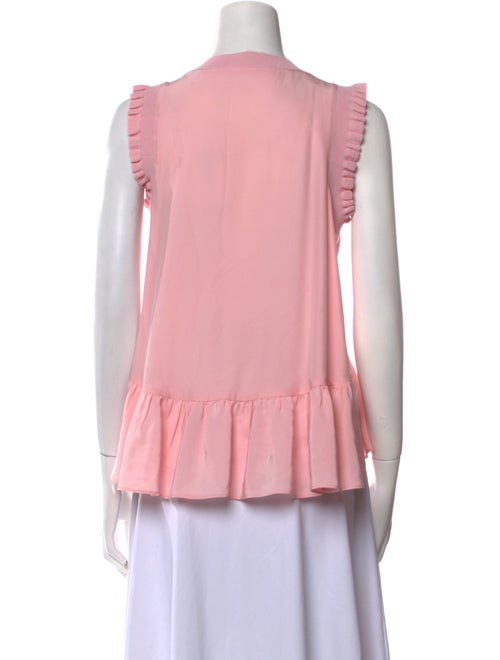 Cinq à Sept Silk Scoop Neck Blouse