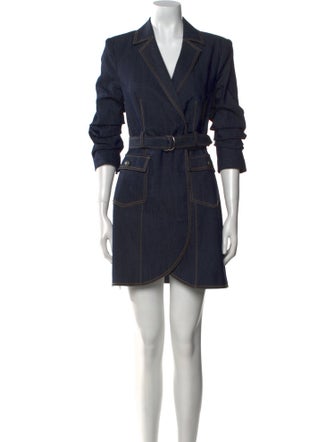 Cinq à Sept V-Neck Mini Dress