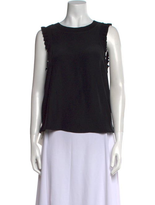 Cinq à Sept Silk Scoop Neck Top