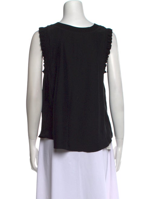 Cinq à Sept Silk Scoop Neck Top