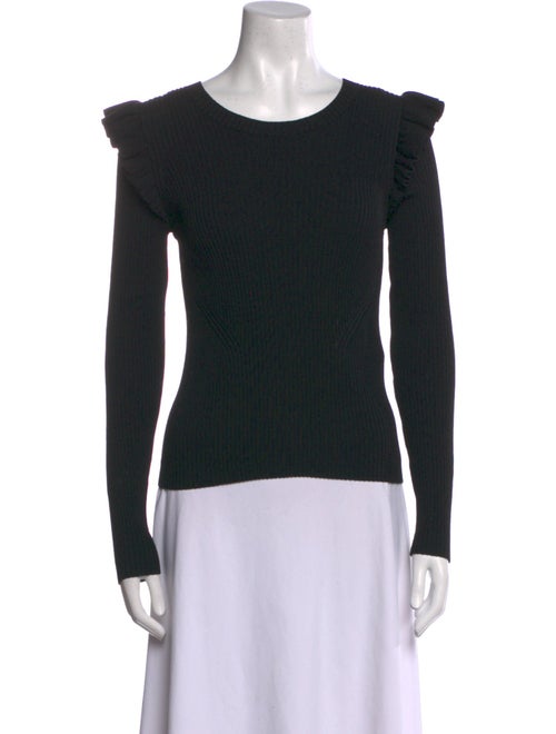 Cinq à Sept Scoop Neck Long Sleeve Top