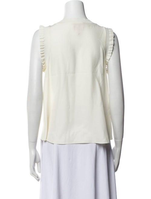 Cinq à Sept Silk Scoop Neck Top