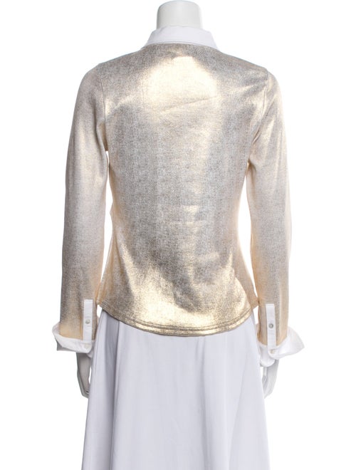 Cinq à Sept Long Sleeve Button-Up Top