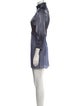 Cinq à Sept Mock Neck Mini Dress
