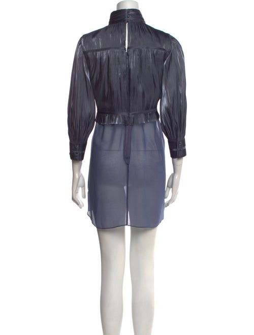 Cinq à Sept Mock Neck Mini Dress