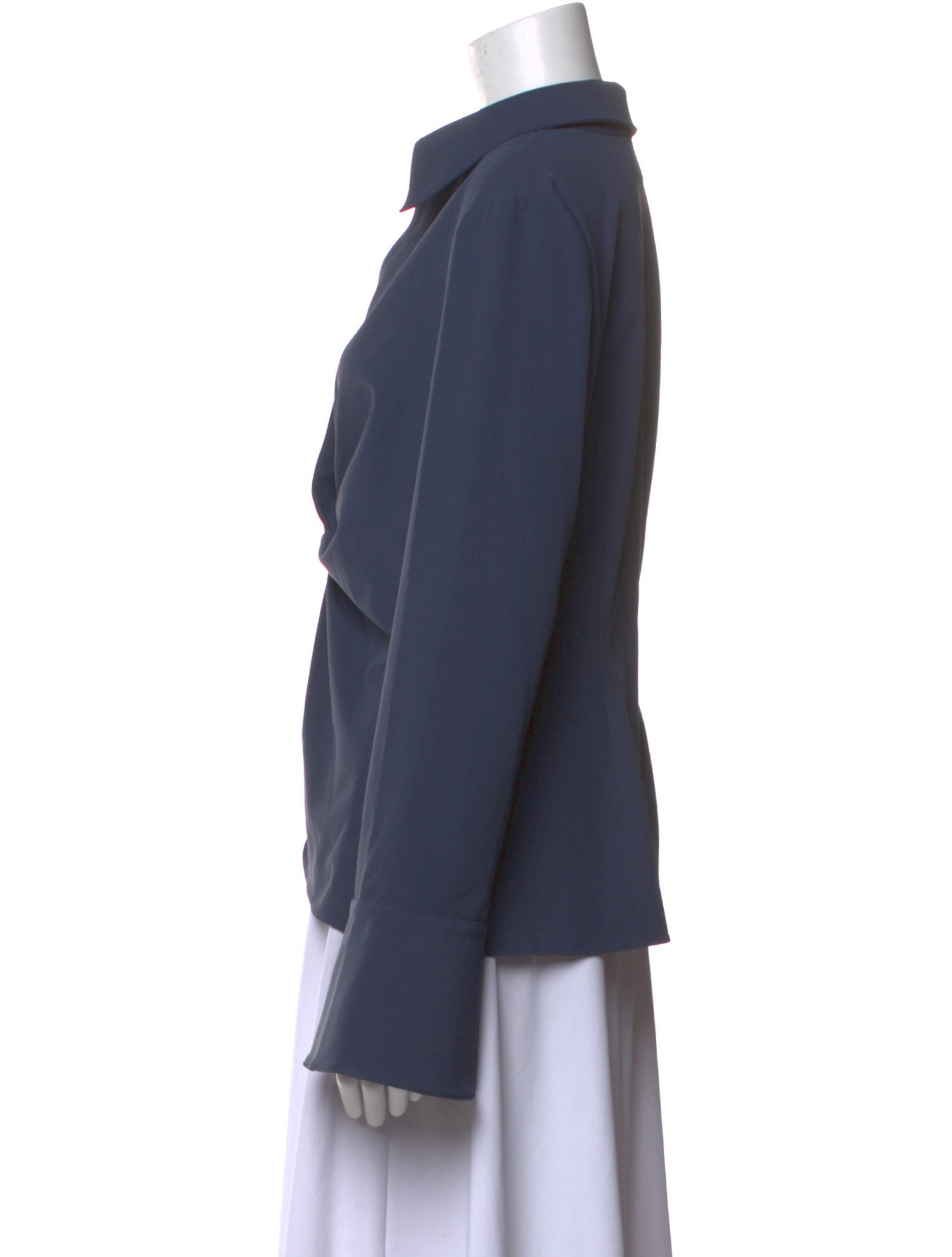 Cinq à Sept V-Neck Long Sleeve Blouse