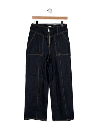 Cinq à Sept High-Rise Wide Leg Jeans