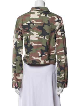 Cinq à Sept Patterned Biker Jacket