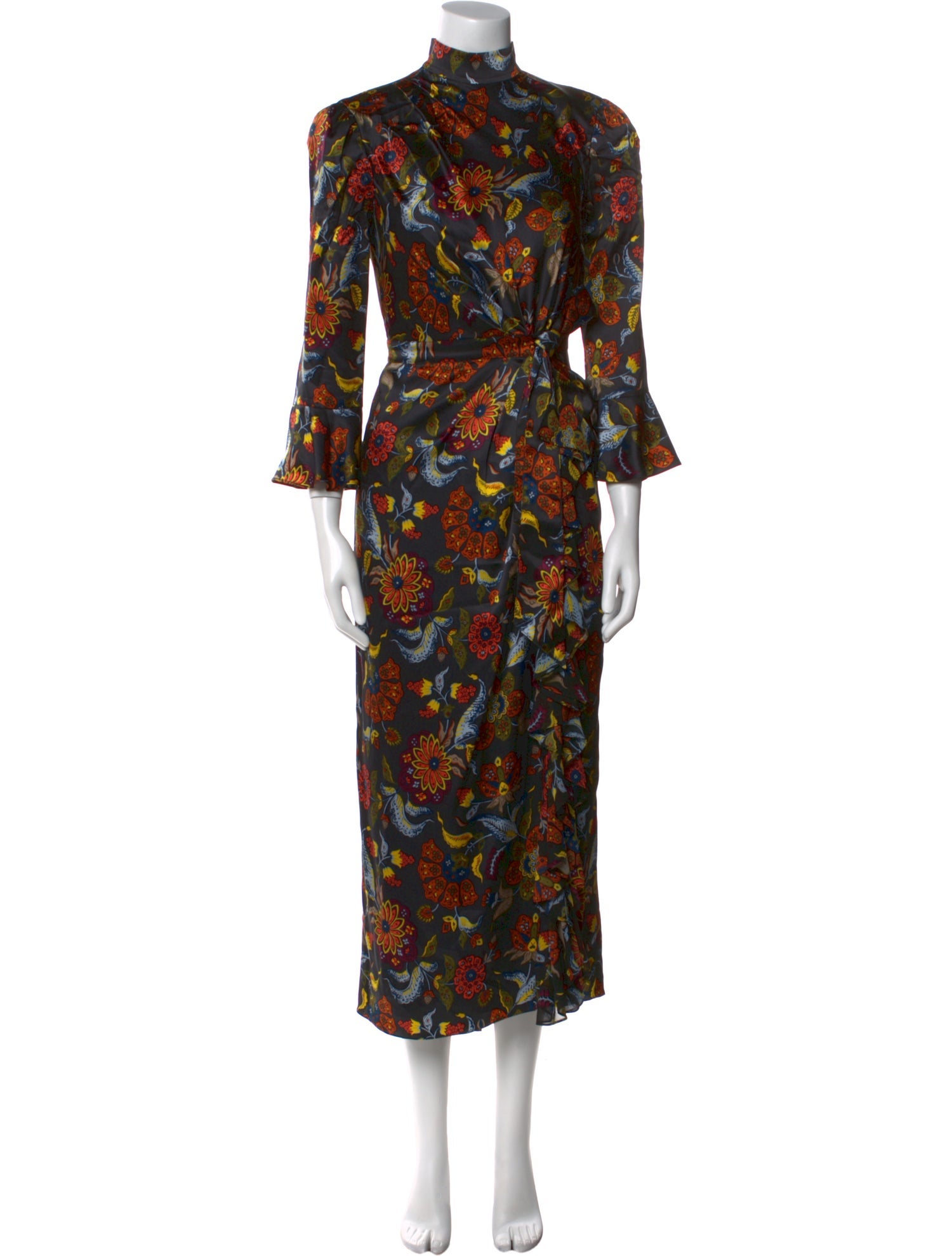 Cinq à Sept Silk Long Dress