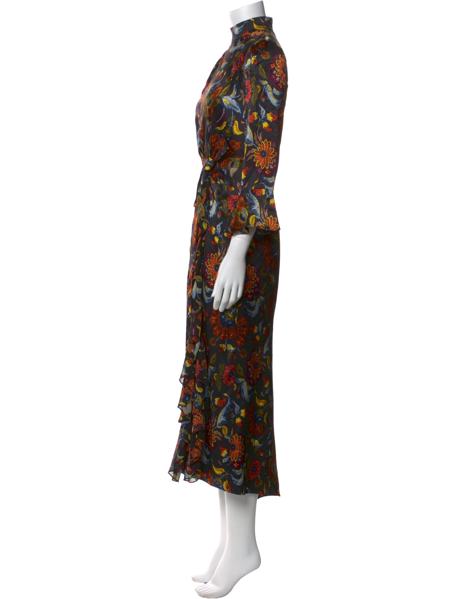 Cinq à Sept Silk Long Dress