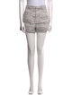 Cinq à Sept Tweed Pattern Mini Shorts