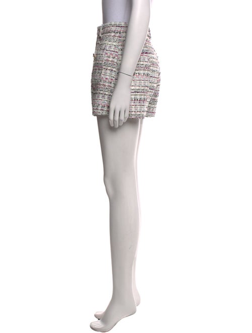 Cinq à Sept Tweed Pattern Mini Shorts