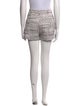 Cinq à Sept Tweed Pattern Mini Shorts