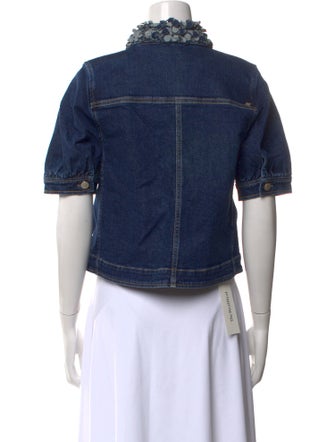 Cinq à Sept Short Sleeve Crop Top