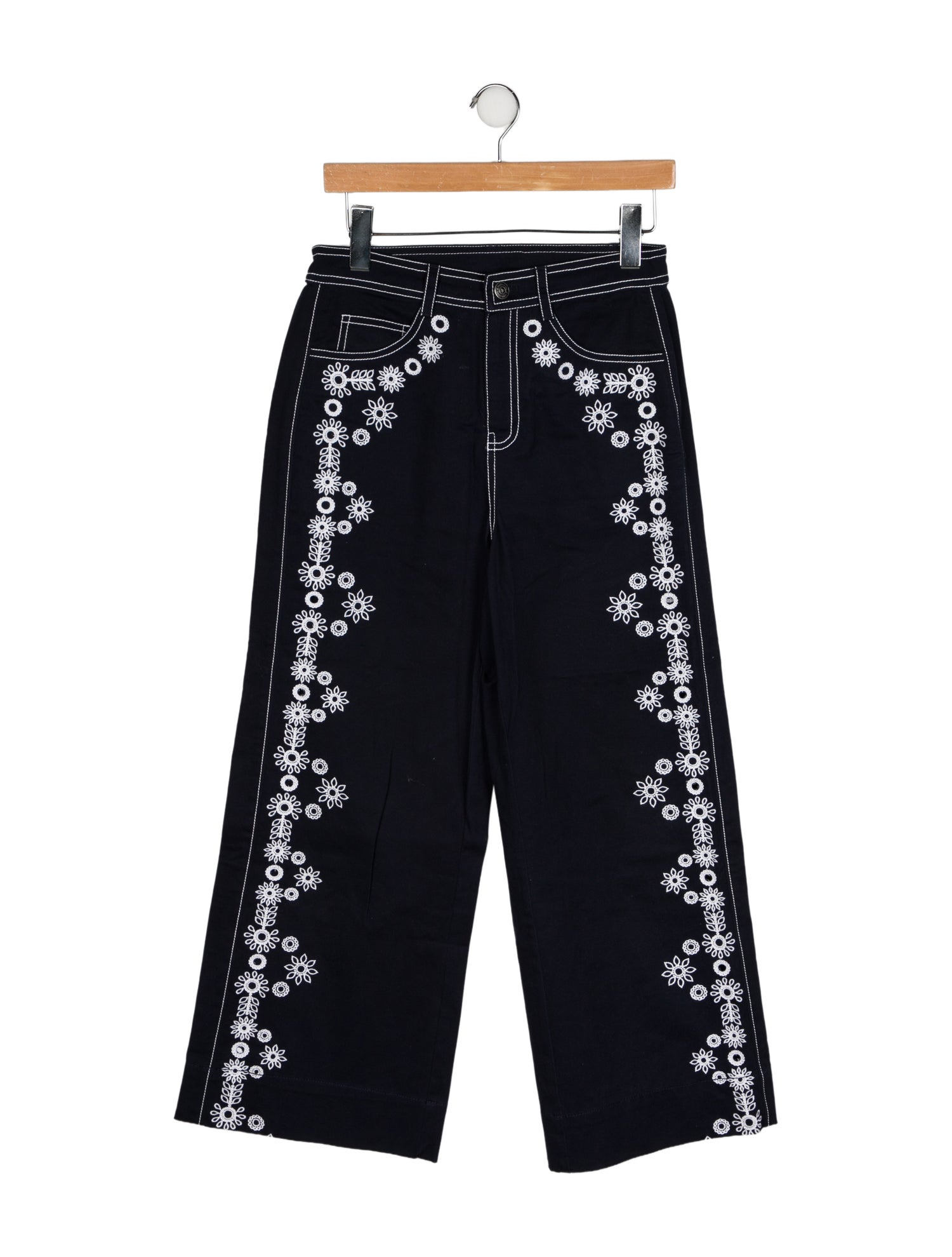 Cinq à Sept Printed Wide Leg Pants