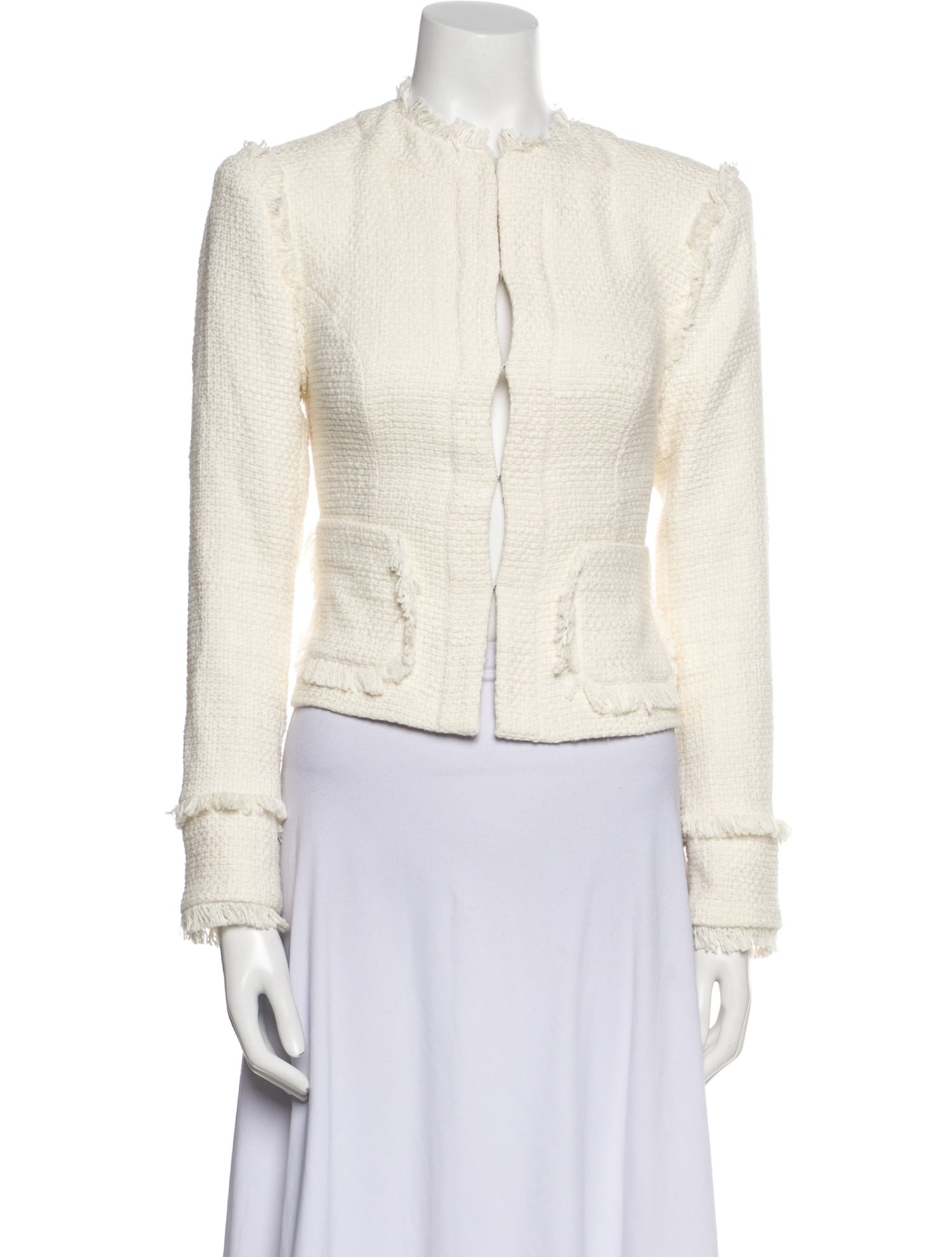 Cinq à Sept Tweed Pattern Evening Jacket